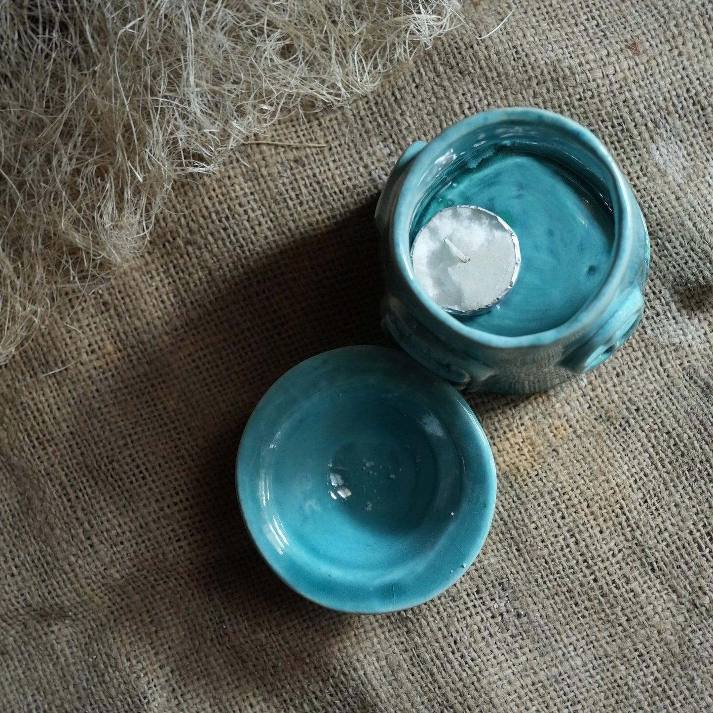 Mavi Şirin Evi Buhurdanlık - Gülsüm Sanat Evi