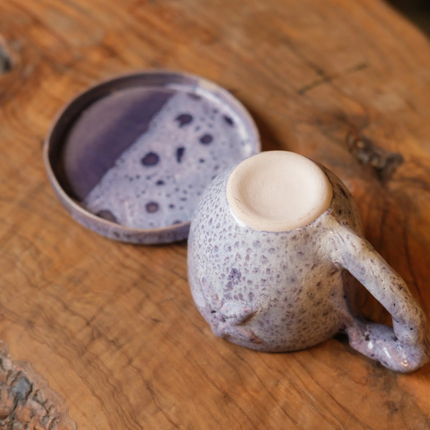 Lila Kahve Fincanı - Gülsüm Sanat Evi
