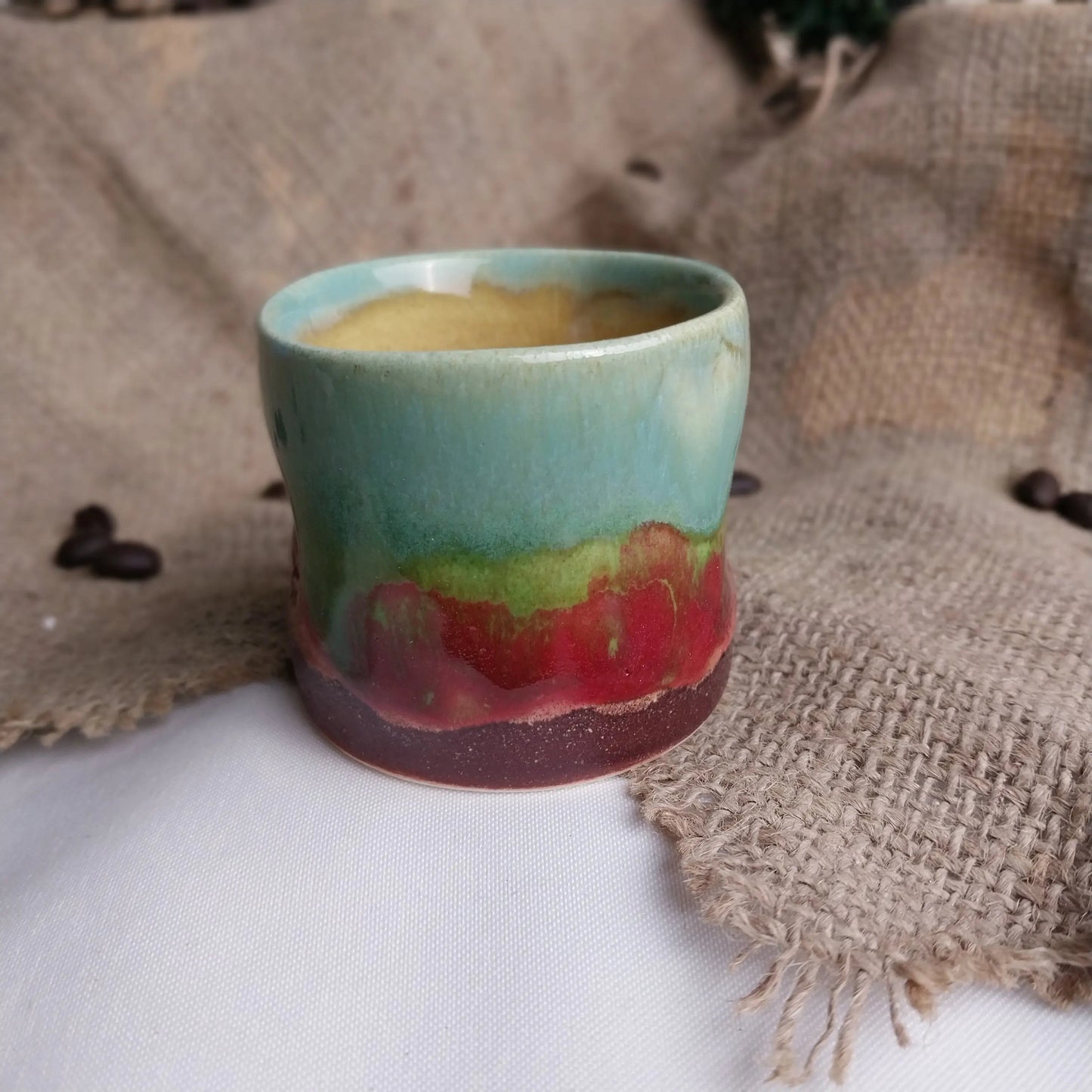 Okyanus Kuplsuz Espresso Fincan - Gülsüm Sanat Evi