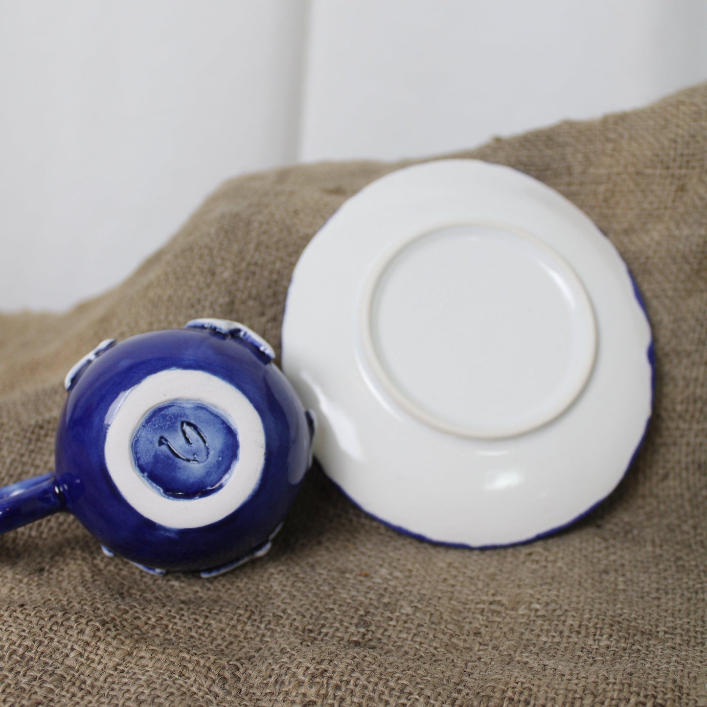 Kuş Okyanus Türk Kahve Fincanı - Gülsüm Sanat Evi