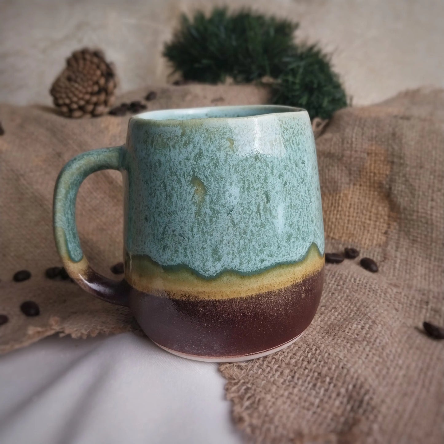 Okyanus Plaj Kahve Bardağı - Gülsüm Sanat Evi