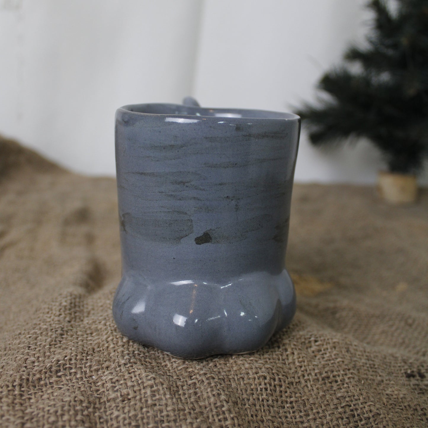 Kedi Patişi Seramik Kahve Kupa - Gülsüm Sanat Evi