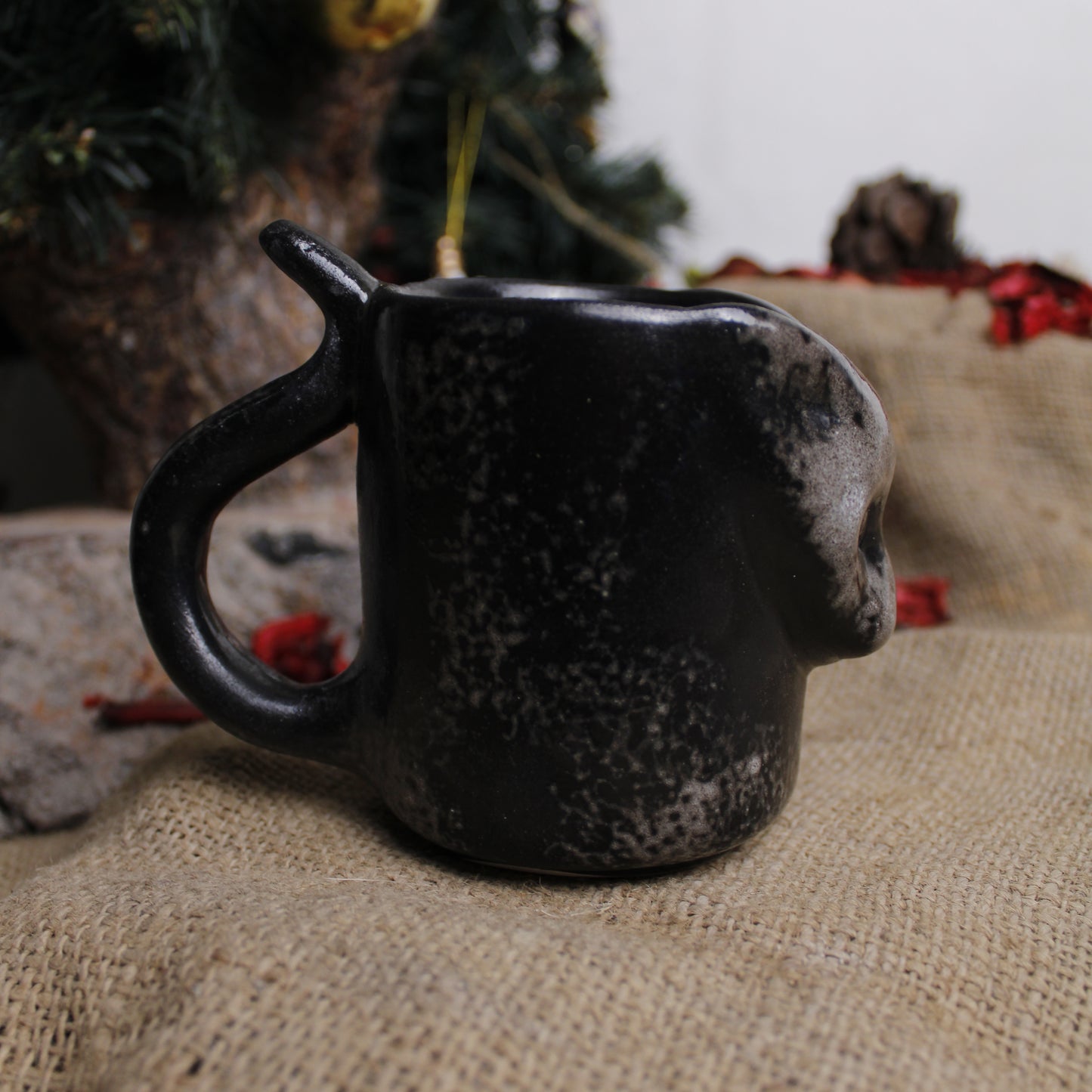 Kedi Seramik Kahve Kupası - Gülsüm Sanat Evi