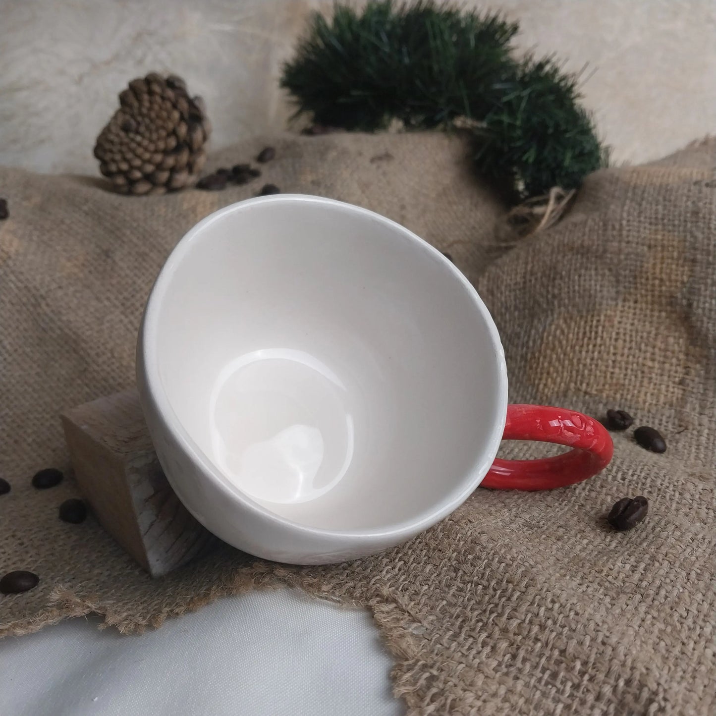 Rujlu Dudak Kahve Bardağı - Gülsüm Sanat Evi