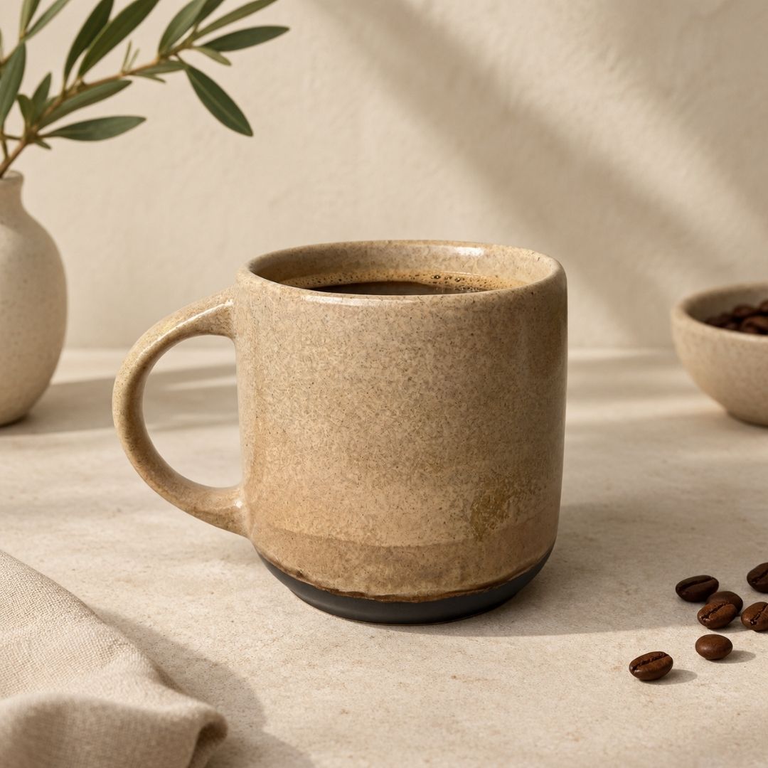Rustik Americano Kahve Kupası - Gülsüm Sanat Evi