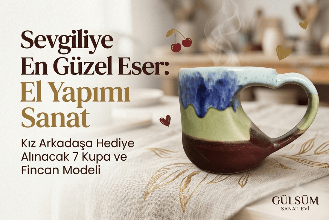 Kız Arkadaşa Hediye: Aşkınızı Anlatacak 7 Seramik Kupa ve Fincan - Gülsüm Sanat Evi