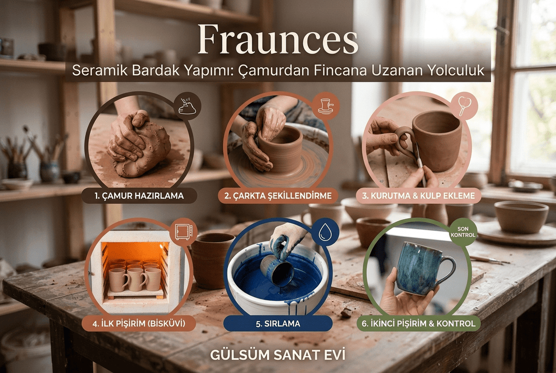 Seramik Bardak Yapımı: Çamurdan Fincana Uzanan Yolculuk - Gülsüm Sanat Evi