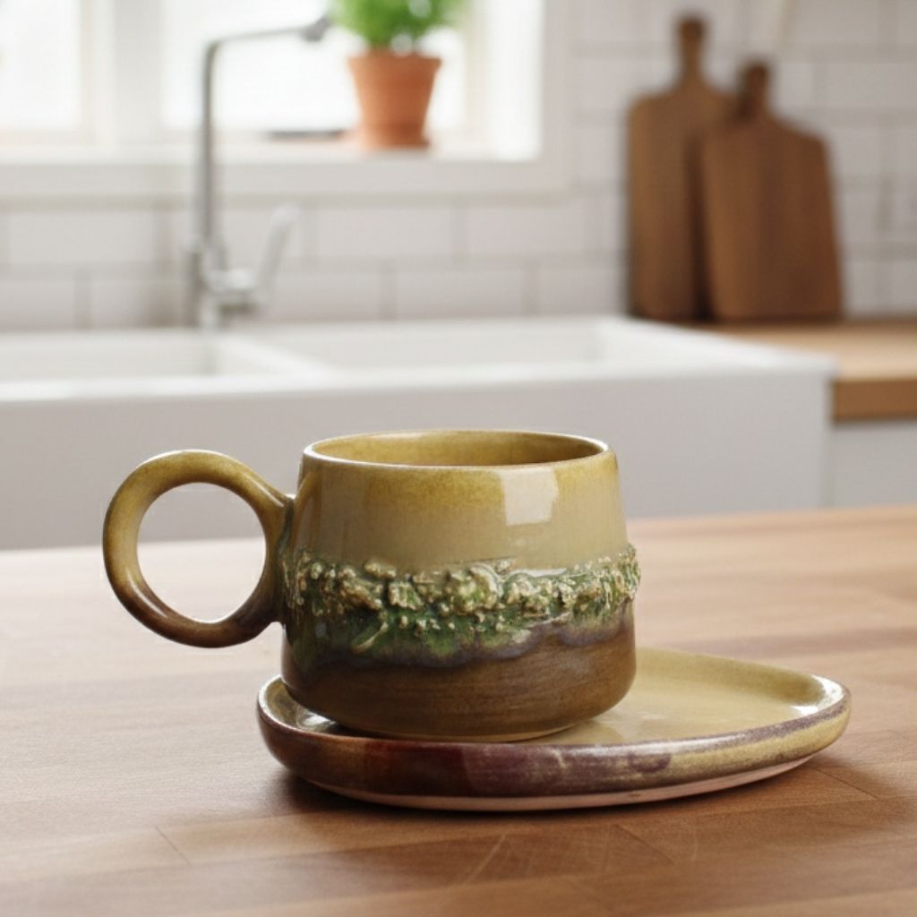 Kumsal Çakıl Kahve Fincan Gülsüm Sanat Evi