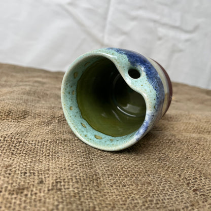 Pipetli To Go Seyahat Seramik Kupası Gülsüm Sanat Evi