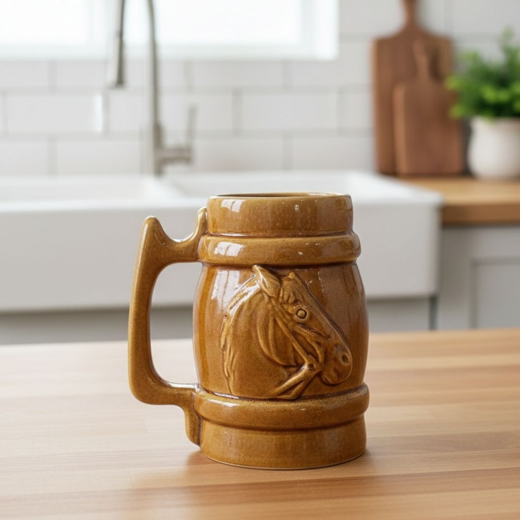 Büyük At Bira Bardağı Gülsüm Sanat Evi