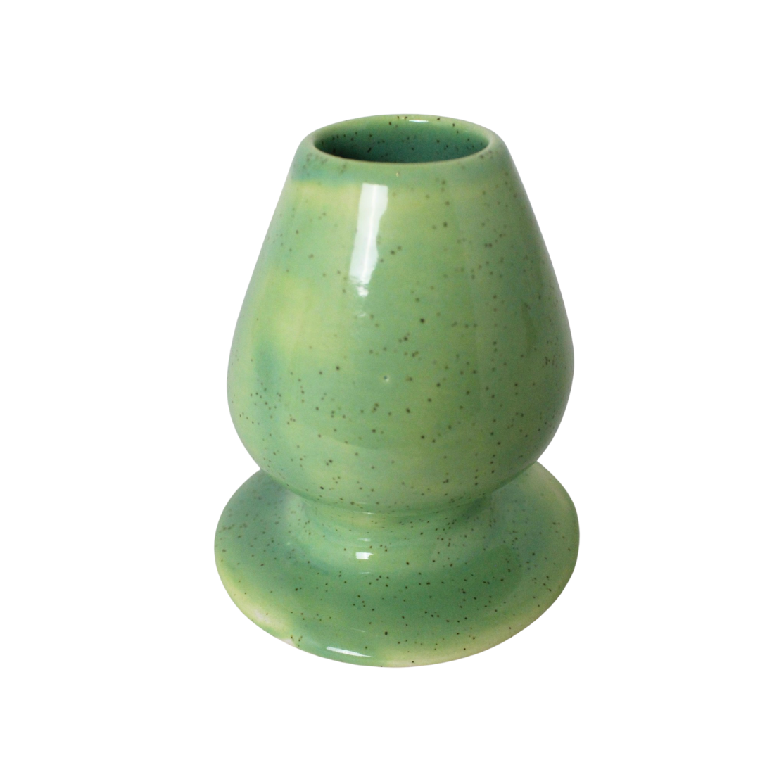 Yeşil Benekli Matcha Whisk Tutucu Gülsüm Sanat Evi