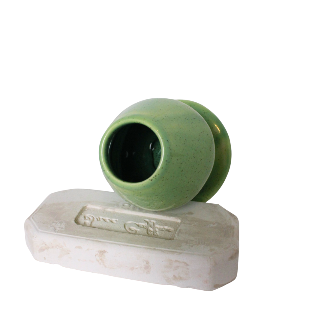 Yeşil Benekli Matcha Whisk Tutucu Gülsüm Sanat Evi