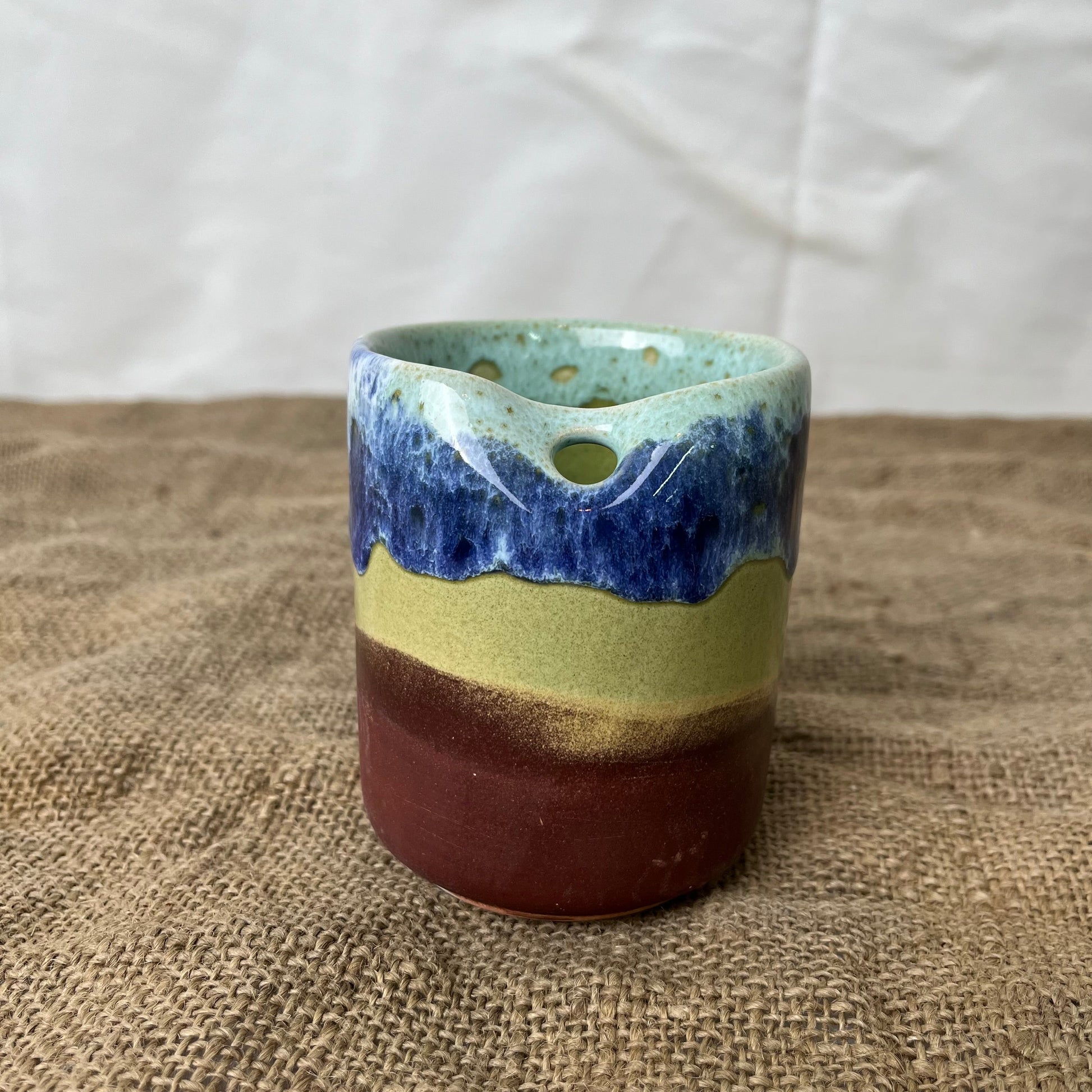 Pipetli To Go Seyahat Seramik Kupası Gülsüm Sanat Evi