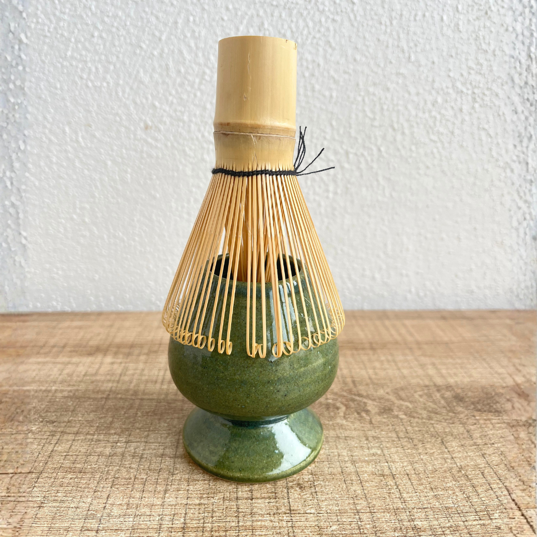 Yosun Ormanı Matcha Whisk Tutucu Gülsüm Sanat Evi