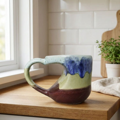 Okyanus Kalp Kulp Kahve Bardağı Gülsüm Sanat Evi