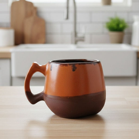 Rustik Kahve Kupası Gülsüm Sanat Evi