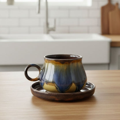 Satürn Akmalı Kahve Fincanı Gülsüm Sanat Evi