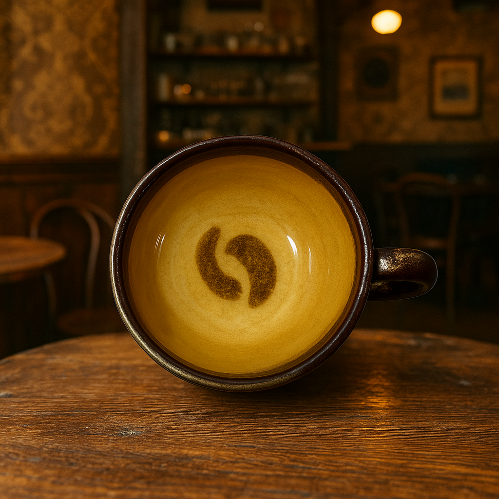 El Yapımı Seramik Latte Art Fincanı Gülsüm Sanat Evi