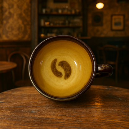 El Yapımı Seramik Latte Art Fincanı Gülsüm Sanat Evi
