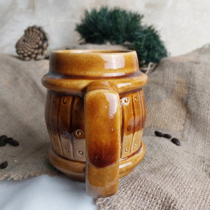 Fıçı Nescafe Kahve Bardağı - Gülsüm Sanat Evi