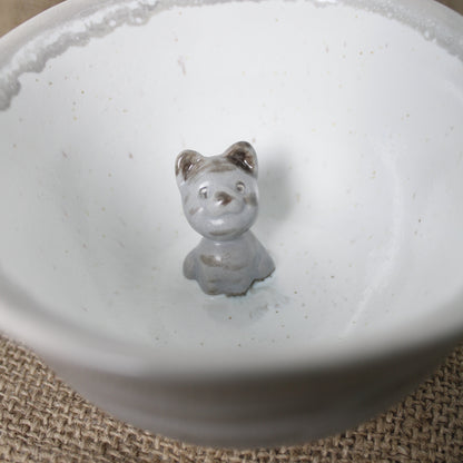 Kedi Figürlü Kahve Kupası - Gülsüm Sanat Evi
