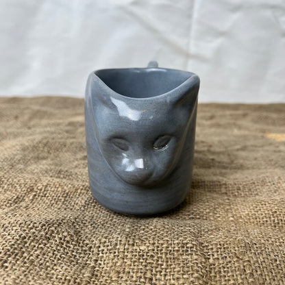 Kedi Seramik Kahve Kupası - Gülsüm Sanat Evi
