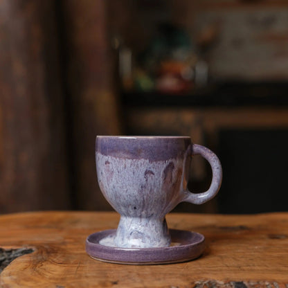 Lila Kahve Fincanı - Gülsüm Sanat Evi