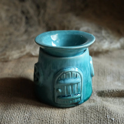 Mavi Şirin Evi Buhurdanlık - Gülsüm Sanat Evi