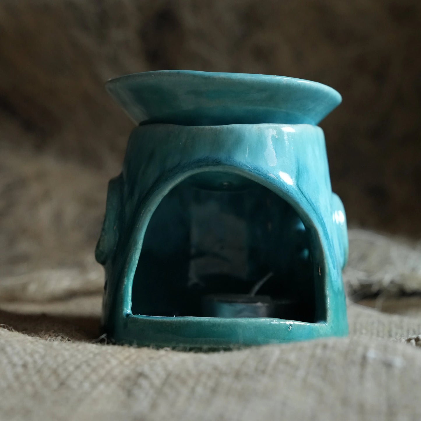 Mavi Şirin Evi Buhurdanlık - Gülsüm Sanat Evi