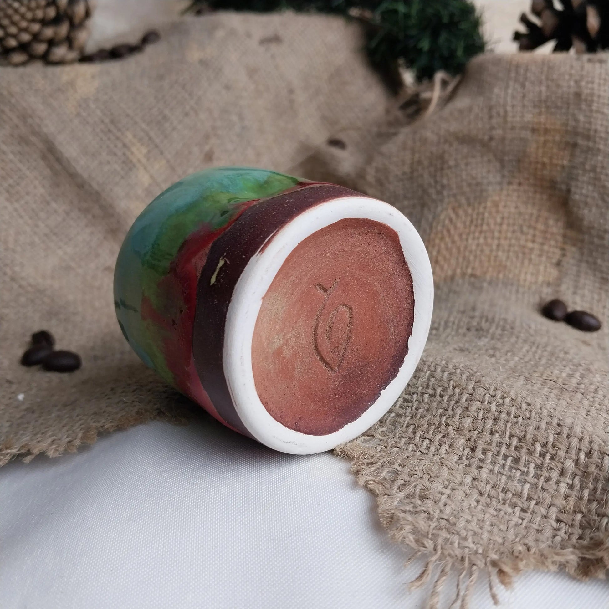 Okyanus Kuplsuz Espresso Fincan - Gülsüm Sanat Evi