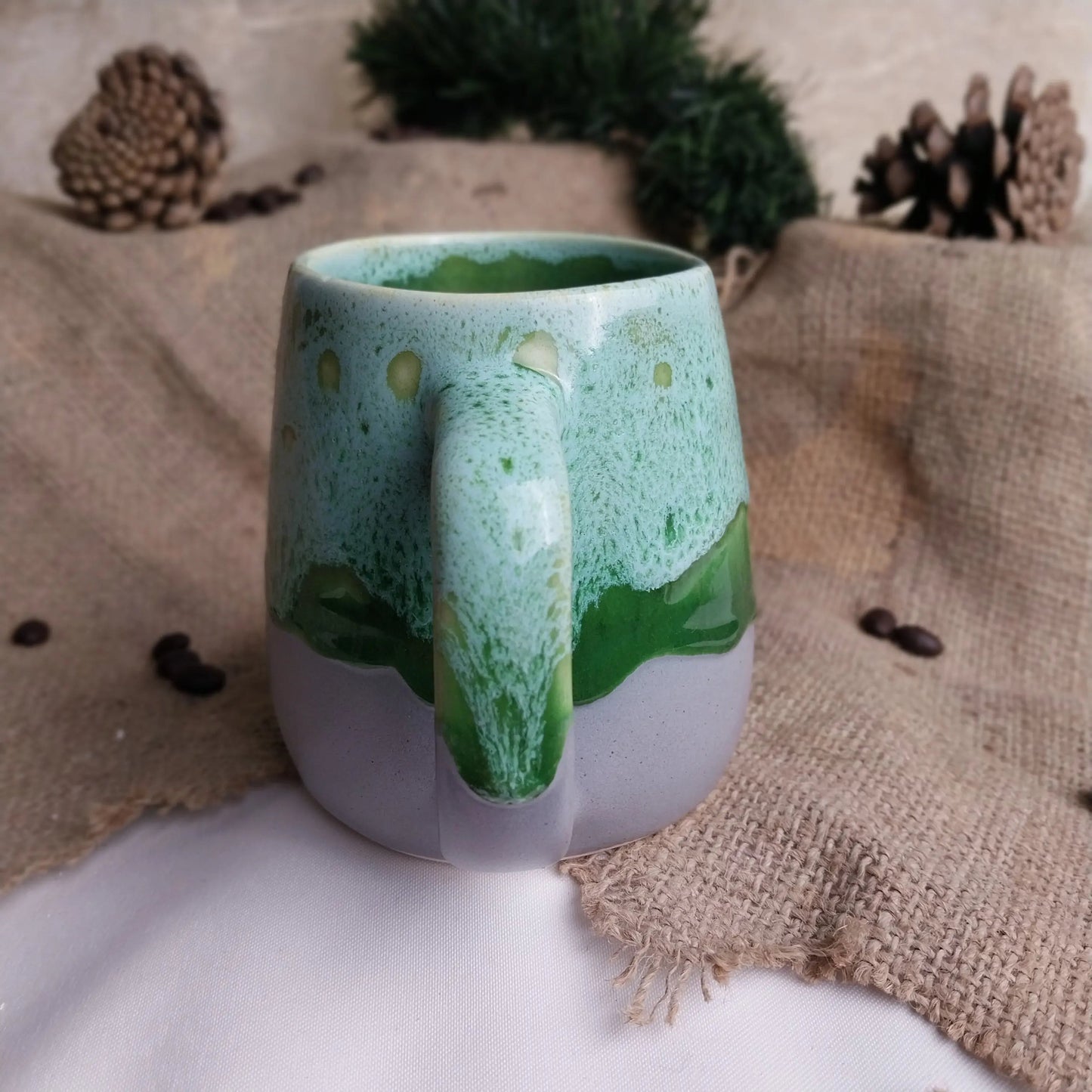 Okyanus Latte Kahve Bardağı - Gülsüm Sanat Evi