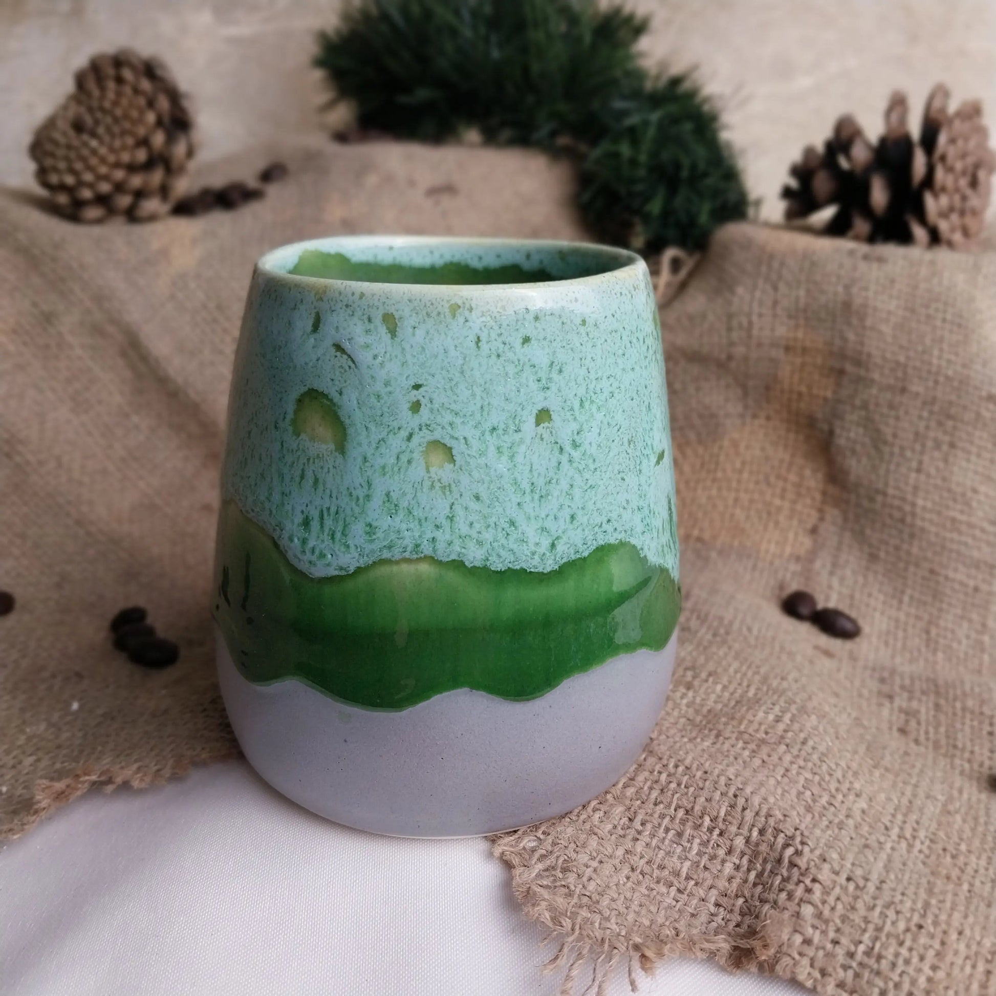 Okyanus Latte Kahve Bardağı - Gülsüm Sanat Evi