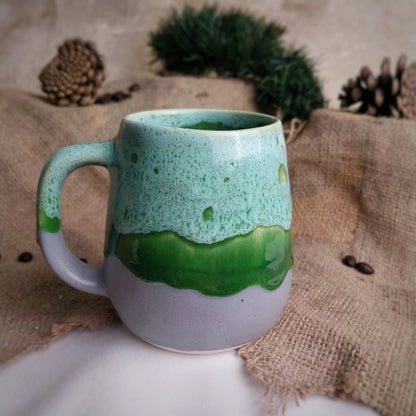 Okyanus Latte Kahve Bardağı - Gülsüm Sanat Evi