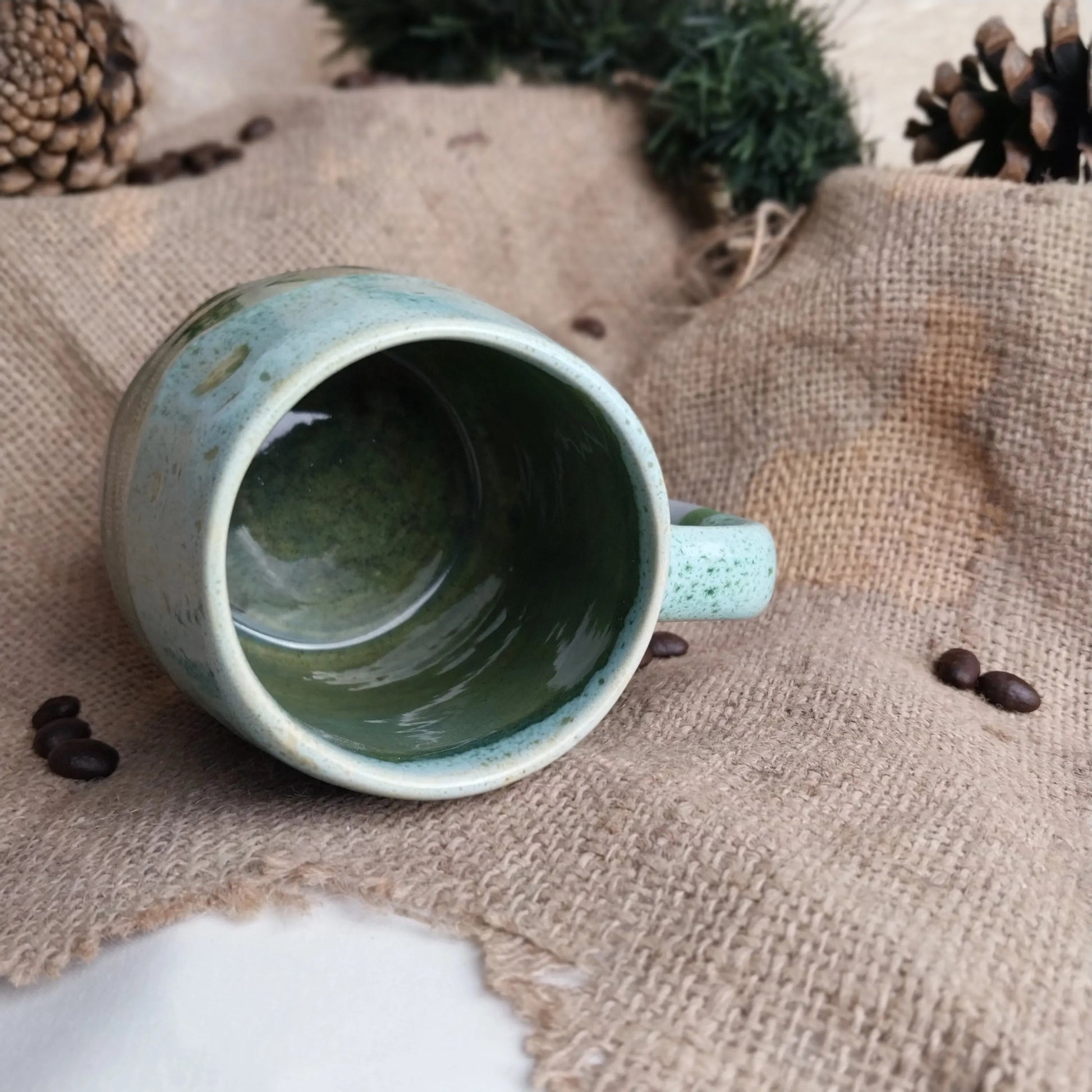 Okyanus Latte Kahve Bardağı - Gülsüm Sanat Evi