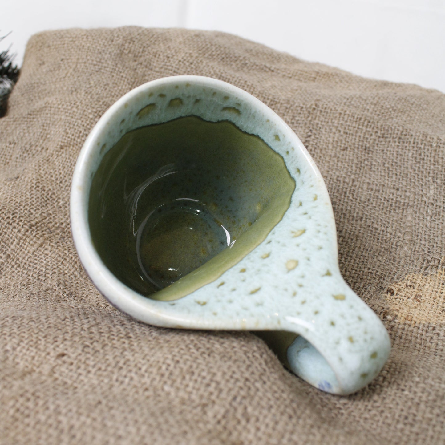Okyanus Oval Kahve Kupası - Gülsüm Sanat Evi