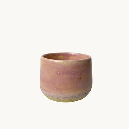 Pembe Şafak Americano Kahve Kupası - Gülsüm Sanat Evi