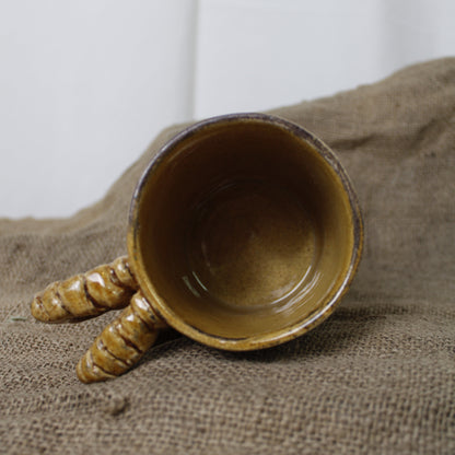Koç Başlı Kulp Kahve Kupası - Gülsüm Sanat Evi