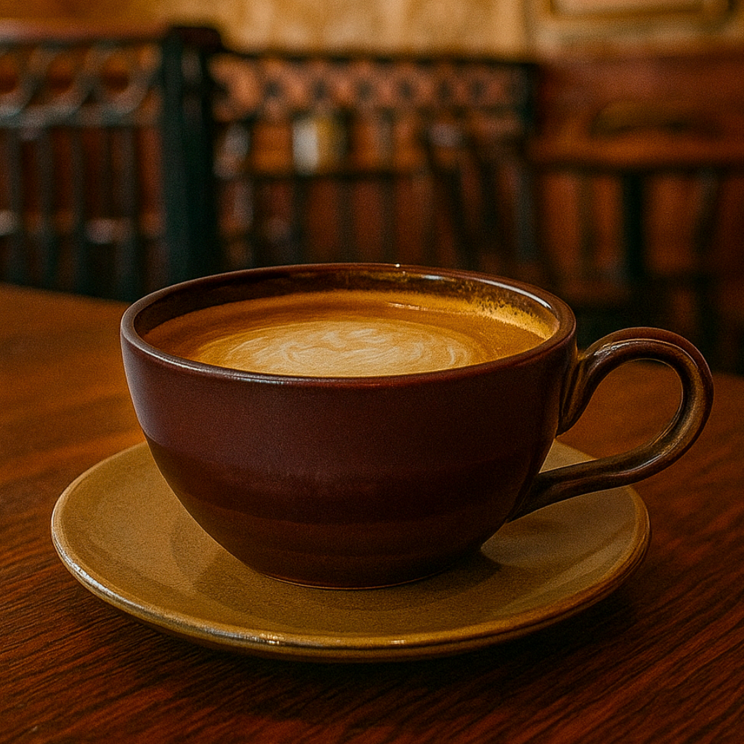 El Yapımı Seramik Latte Art Fincanı Gülsüm Sanat Evi