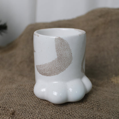 Kedi Patişi Seramik Kahve Kupa - Gülsüm Sanat Evi