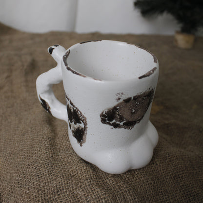 Kedi Patişi Seramik Kahve Kupa - Gülsüm Sanat Evi
