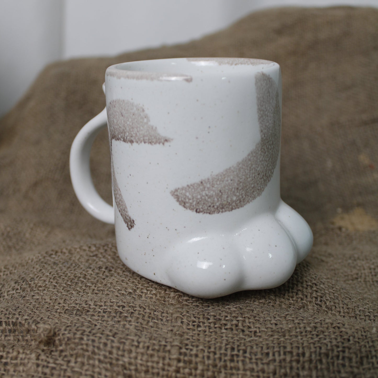 Kedi Patişi Seramik Kahve Kupa - Gülsüm Sanat Evi
