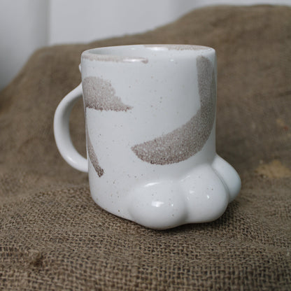 Kedi Patişi Seramik Kahve Kupa - Gülsüm Sanat Evi