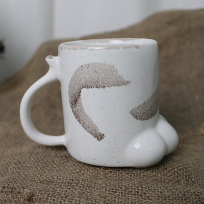 Kedi Patişi Seramik Kahve Kupa - Gülsüm Sanat Evi