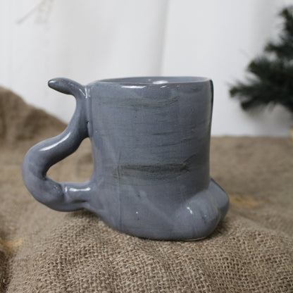 Kedi Patişi Seramik Kahve Kupa - Gülsüm Sanat Evi