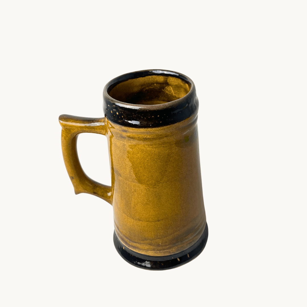 Rustic Bavyera Bira Kupası - Gülsüm Sanat Evi
