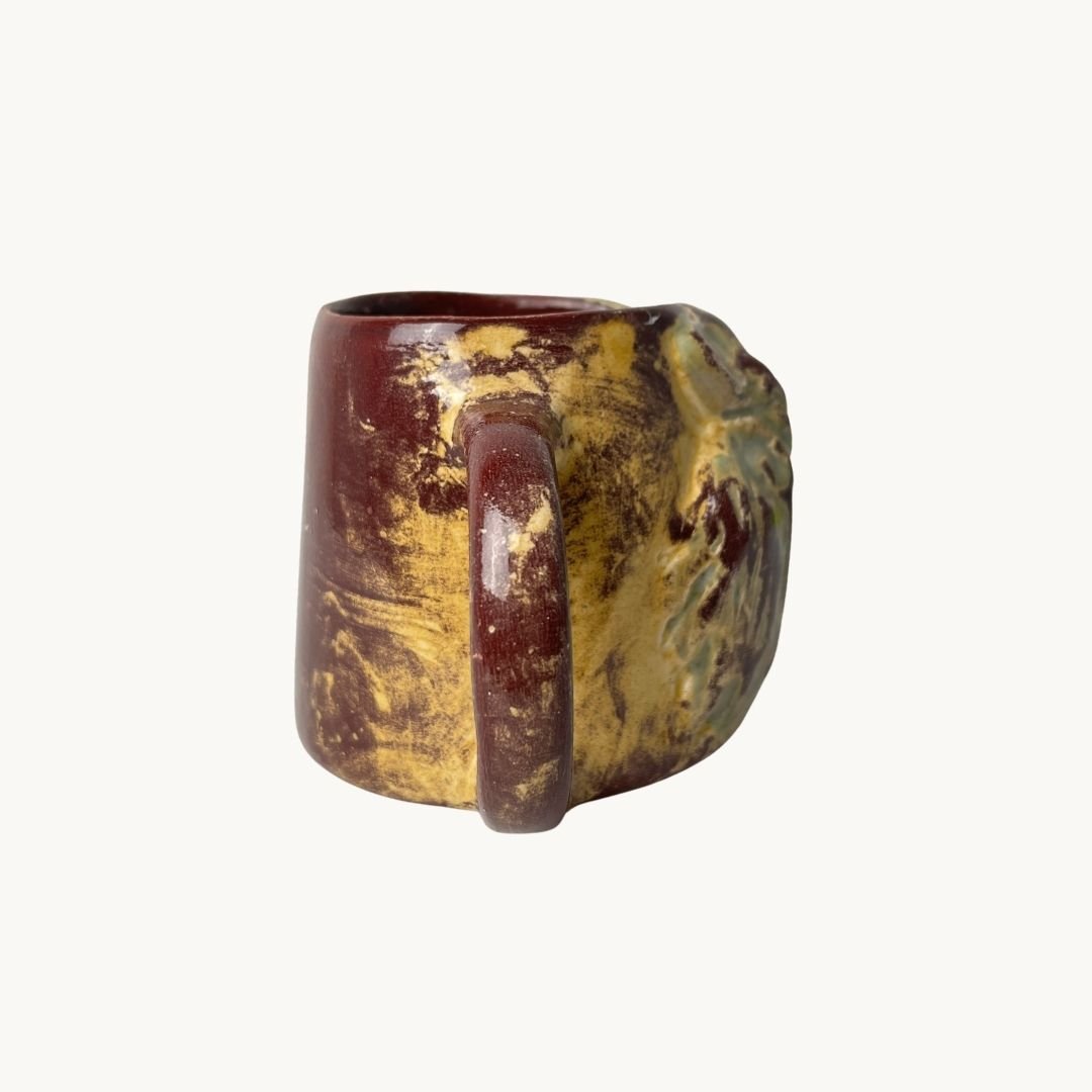 Rustic Ulukurt Kahve Kupa - Gülsüm Sanat Evi