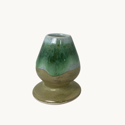Sarmaşık Matcha Kase & Whisk Tutucu 2'li Set - Gülsüm Sanat Evi
