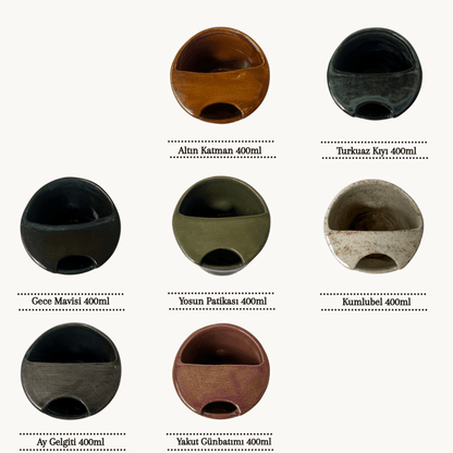 Stoneware Seyahat Kupası - Gülsüm Sanat Evi