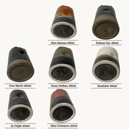 Stoneware Seyahat Kupası - Gülsüm Sanat Evi