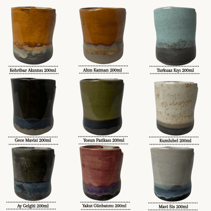 Stoneware Seyahat Kupası - Gülsüm Sanat Evi